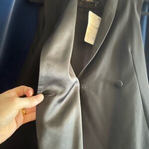 Zara tuxedo one piece jumper